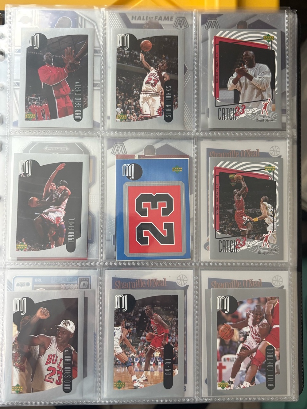Michael Jordan Basketball Vinrage Nm-all Sticker Collection - Red & White